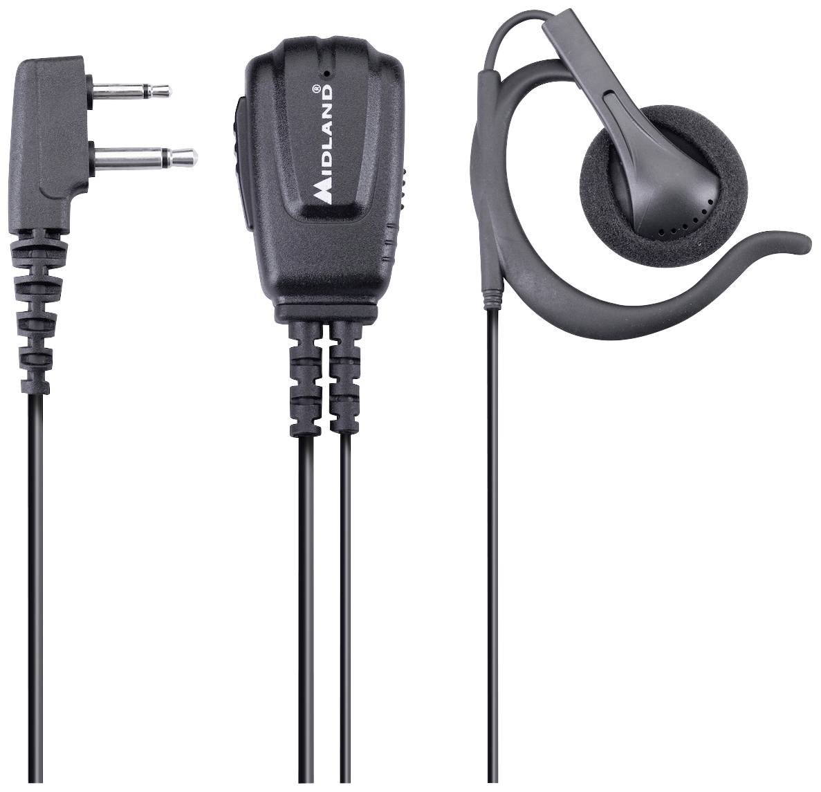 Midland Micro-casque Mikrofon MA 24-L Pro mit Ohrhörer C1525