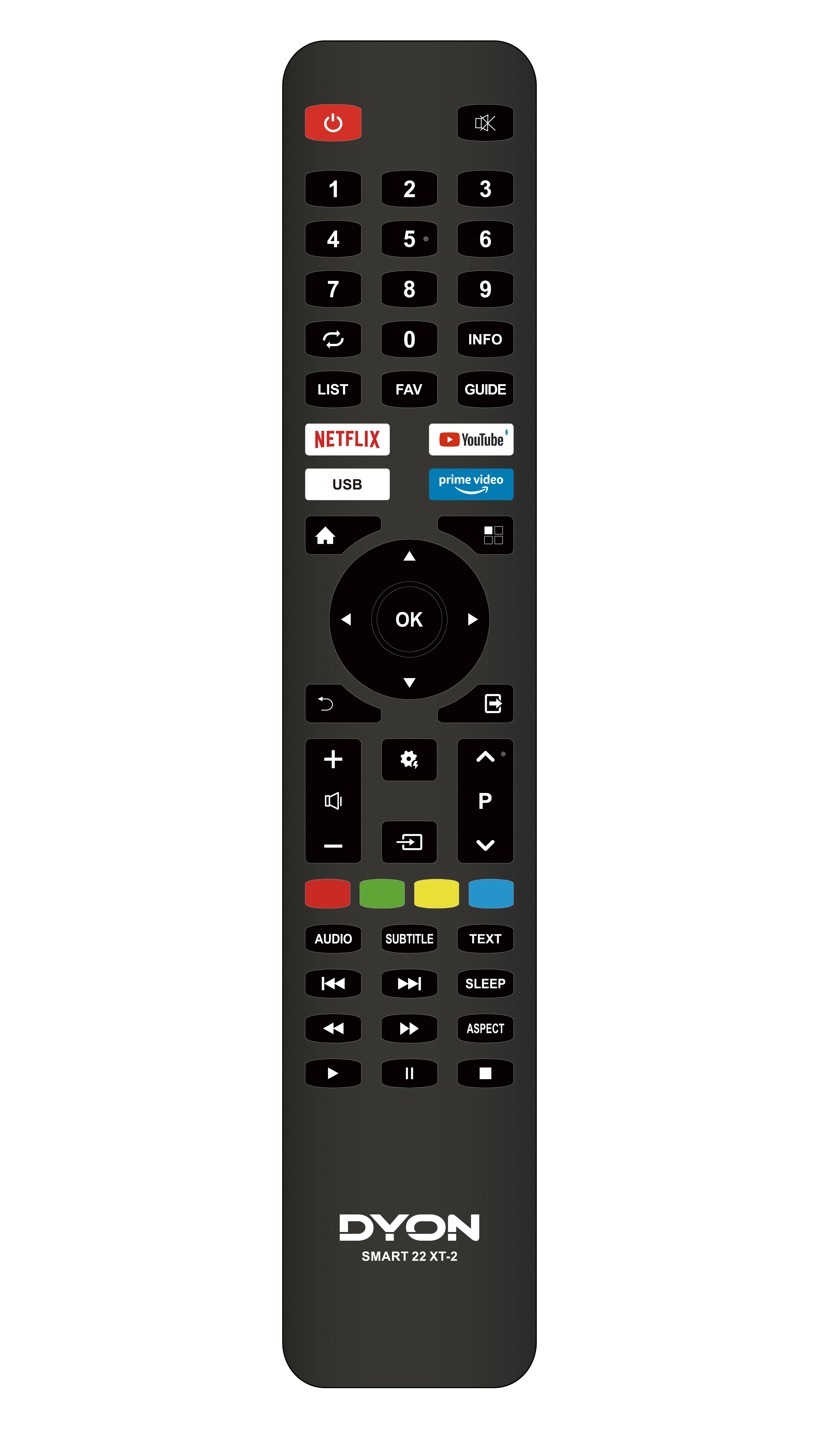 Dyon Smart 22 XT-2 Téléviseur LED 55 cm 22 pouces CEE E (A - G) CI+, DVB-C, DVB-S2, DVB-T2, Full HD, Smart TV, Wi-Fi noir