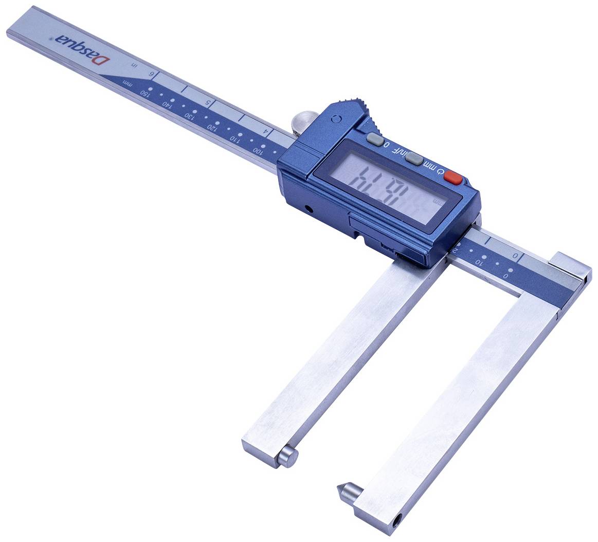 Dasqua 2240-0006 Pied à coulisse numérique pour disques de frein 150 mm acier inoxydable 1 pc(s)