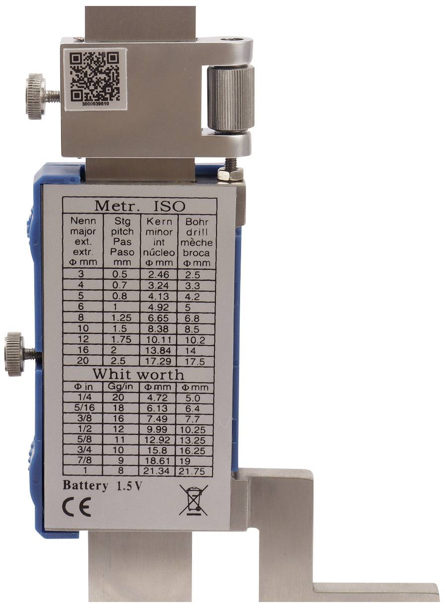 Dasqua 3130-8119 Altimètre numérique Lecture: 0.01 mm 1 pc(s)
