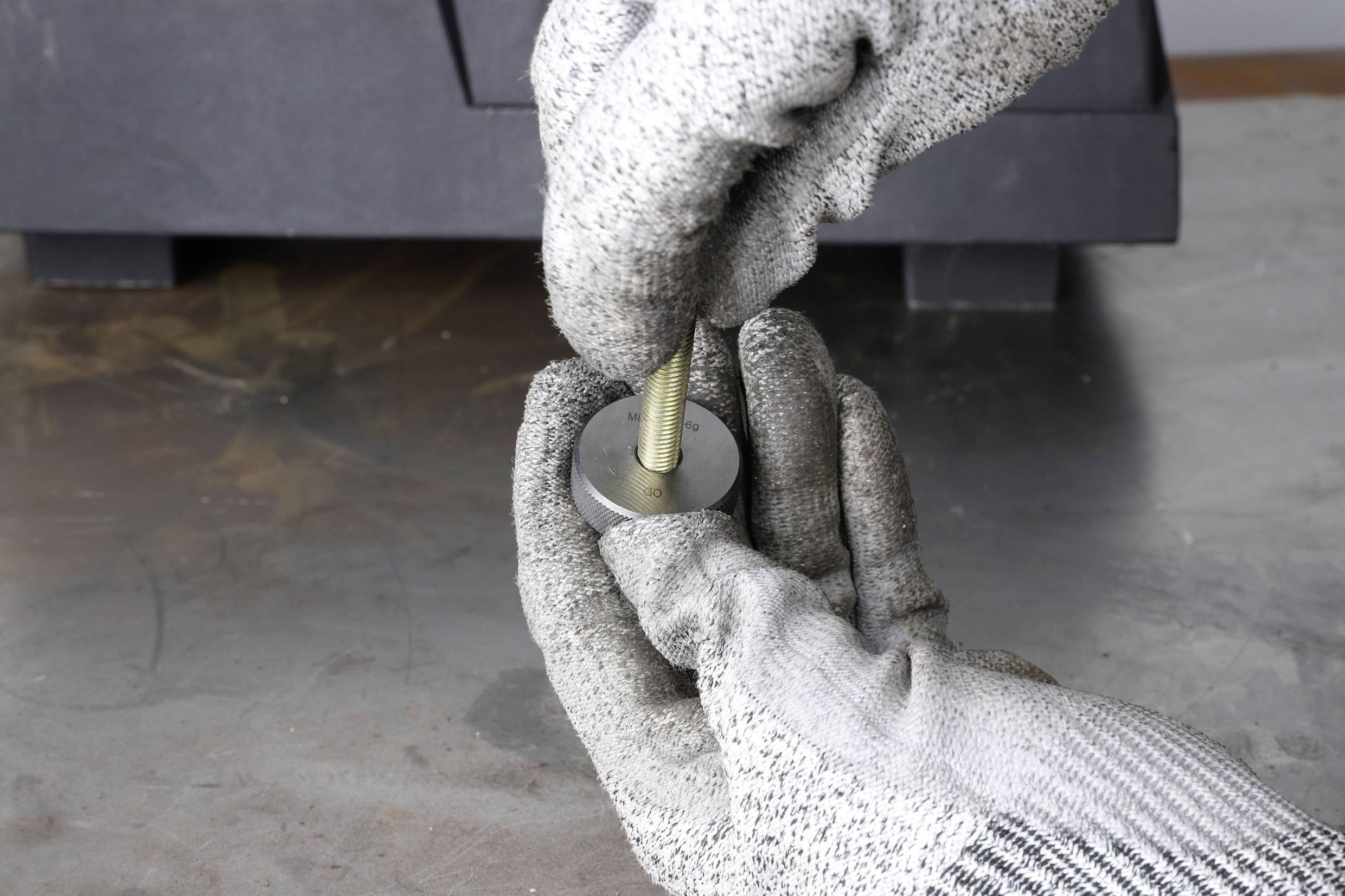 Dasqua 6311-3203 Jeu de 7 embouts filetés – calibre à anneau no Go