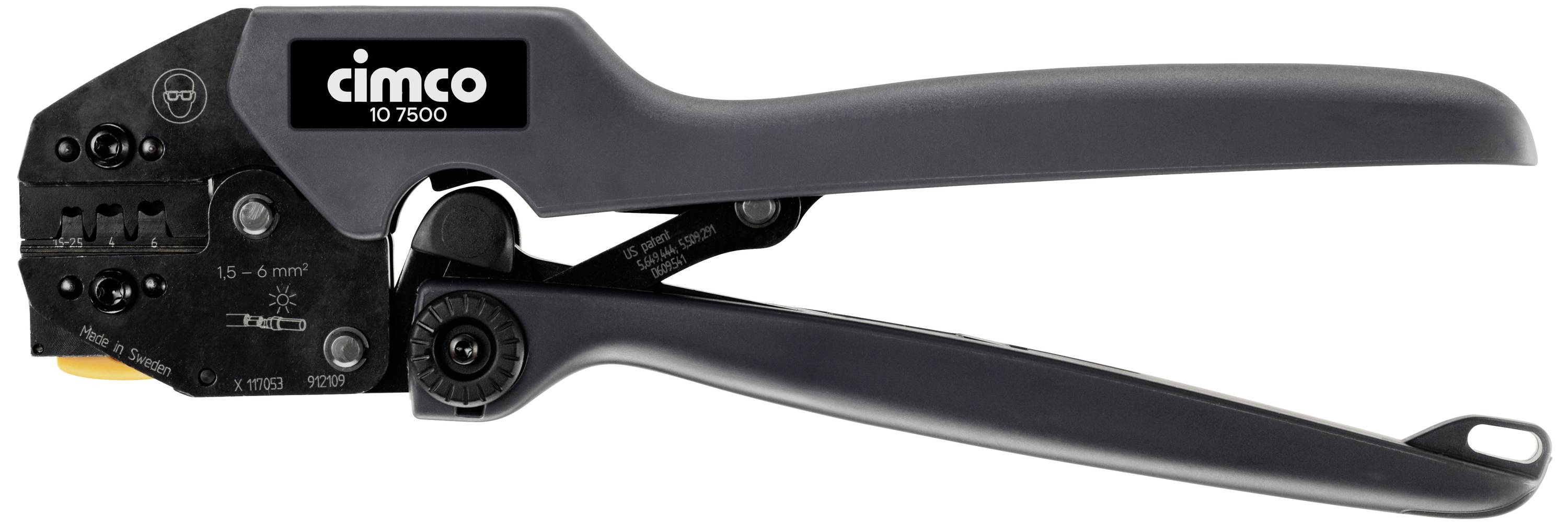 Cimco Power-Crimp PV-LOC 107500 Pince à sertir 1 pièce pour raccord photovoltaïque 1.5 à 6 mm²