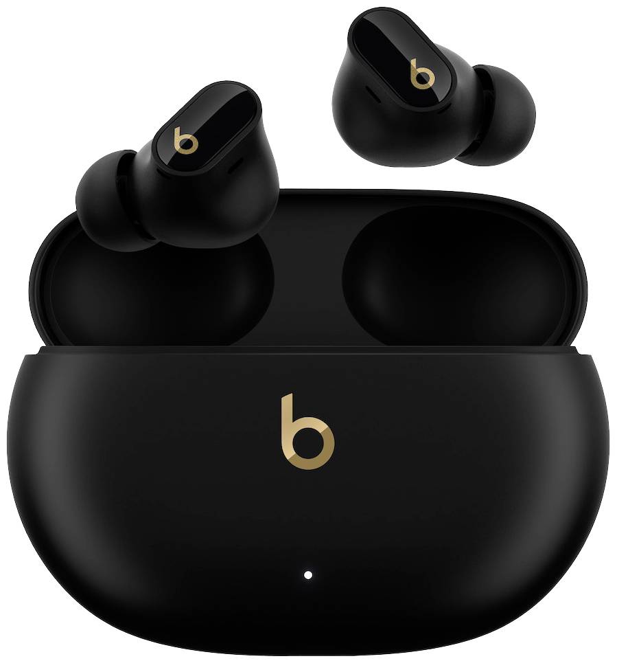Beats Studio Buds Plus Écouteurs intra-auriculaires Bluetooth Stereo noir/or Noise Cancelling, Suppression du bruit du microphone