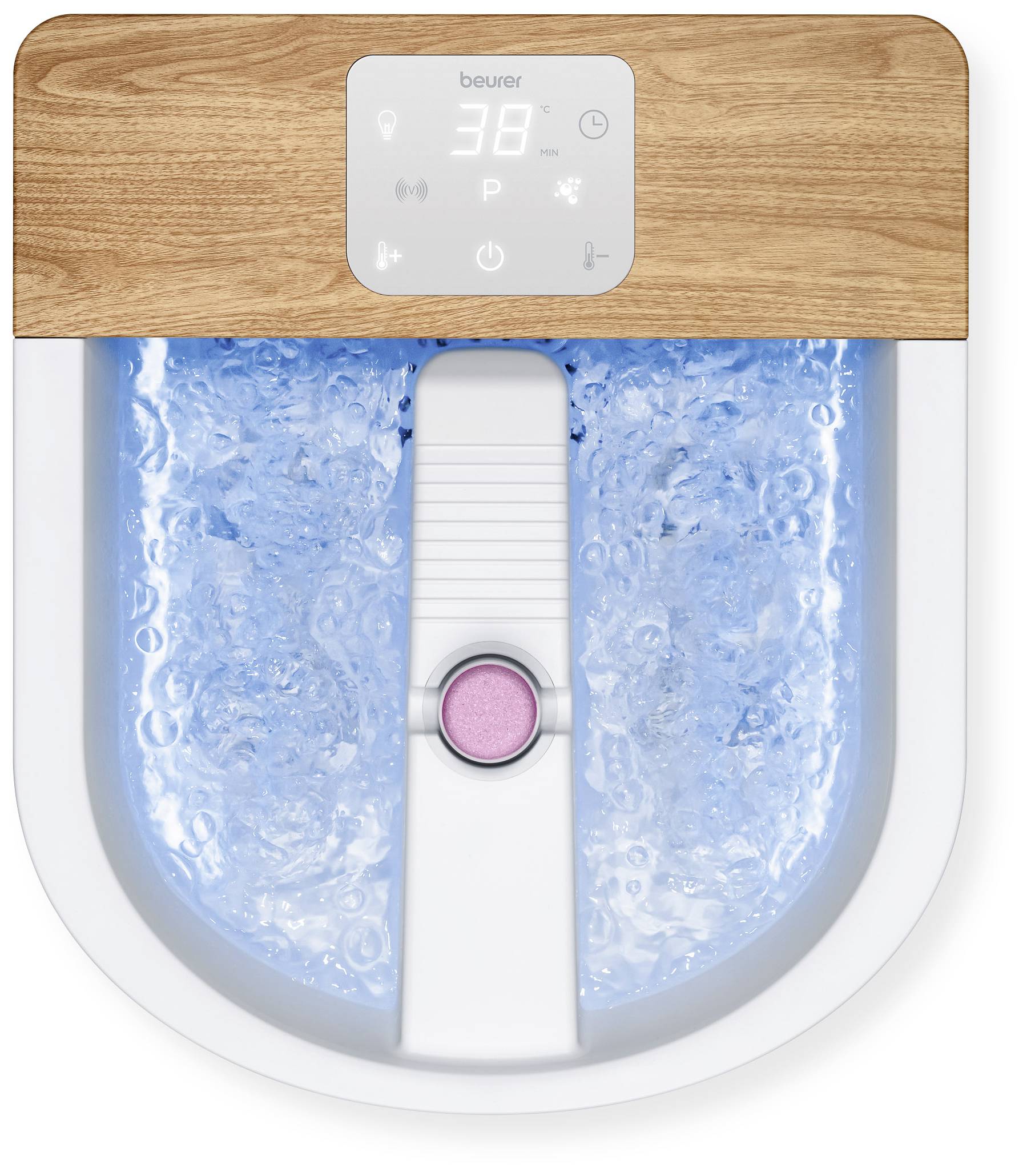 Beurer FB 65 Bain de pieds à remous 650 W blanc, bois