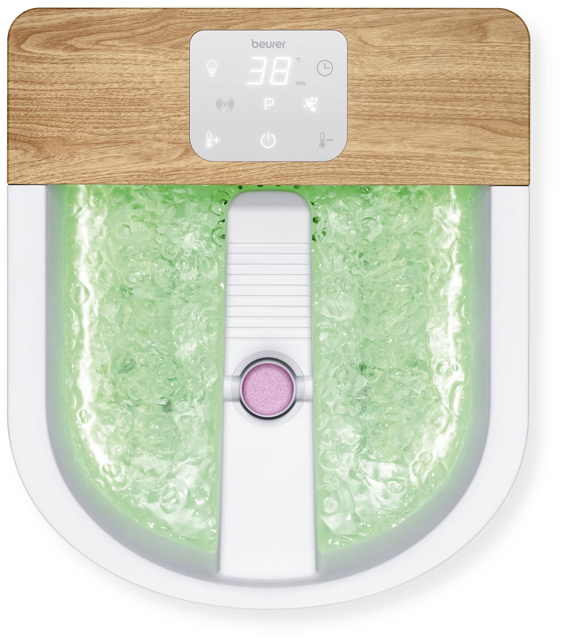 Beurer FB 65 Bain de pieds à remous 650 W blanc, bois
