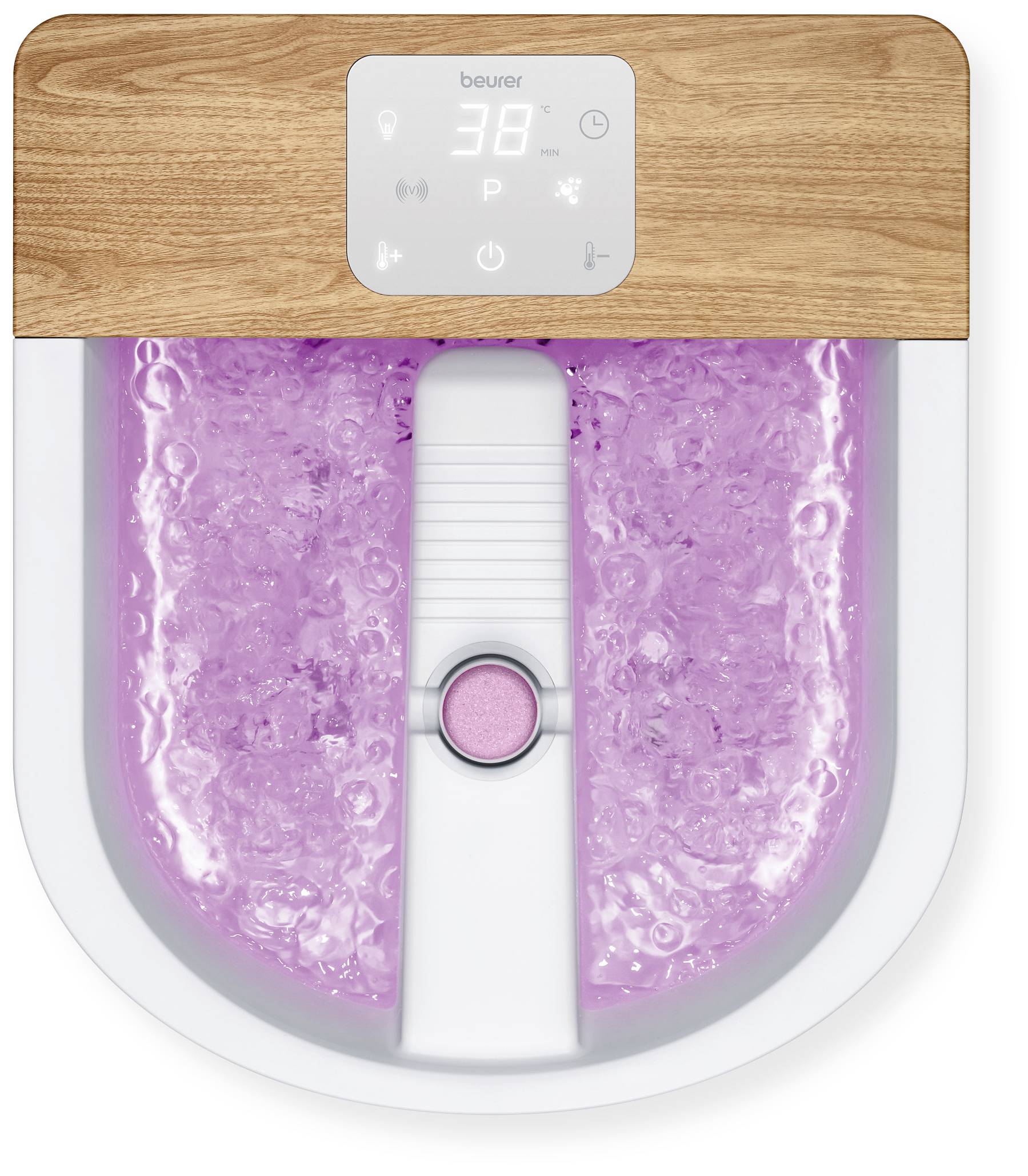 Beurer FB 65 Bain de pieds à remous 650 W blanc, bois