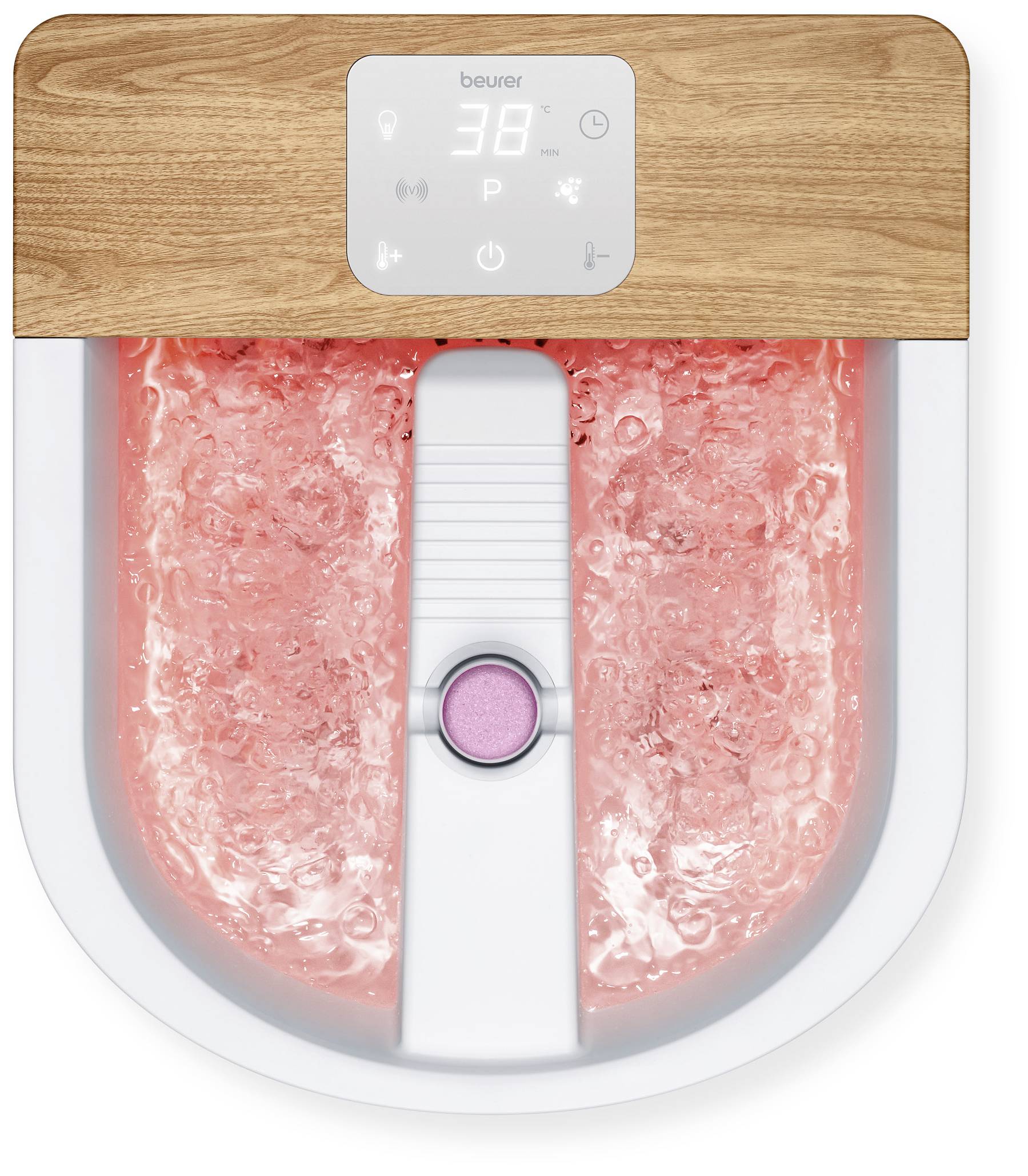 Beurer FB 65 Bain de pieds à remous 650 W blanc, bois