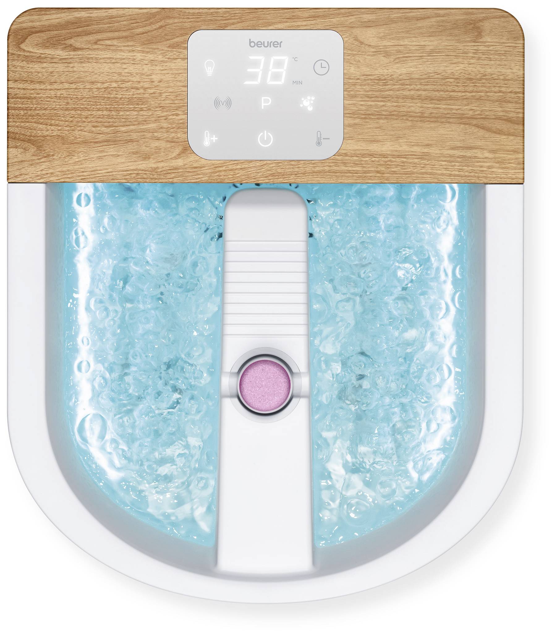 Beurer FB 65 Bain de pieds à remous 650 W blanc, bois