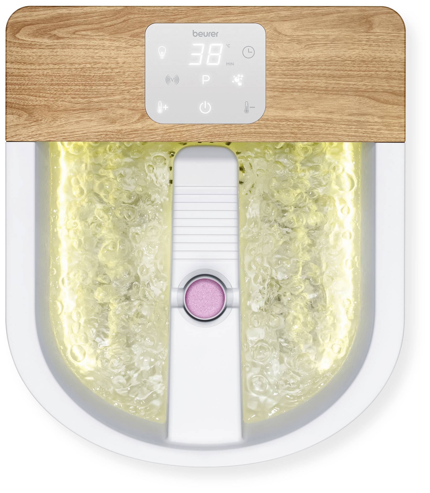 Beurer FB 65 Bain de pieds à remous 650 W blanc, bois