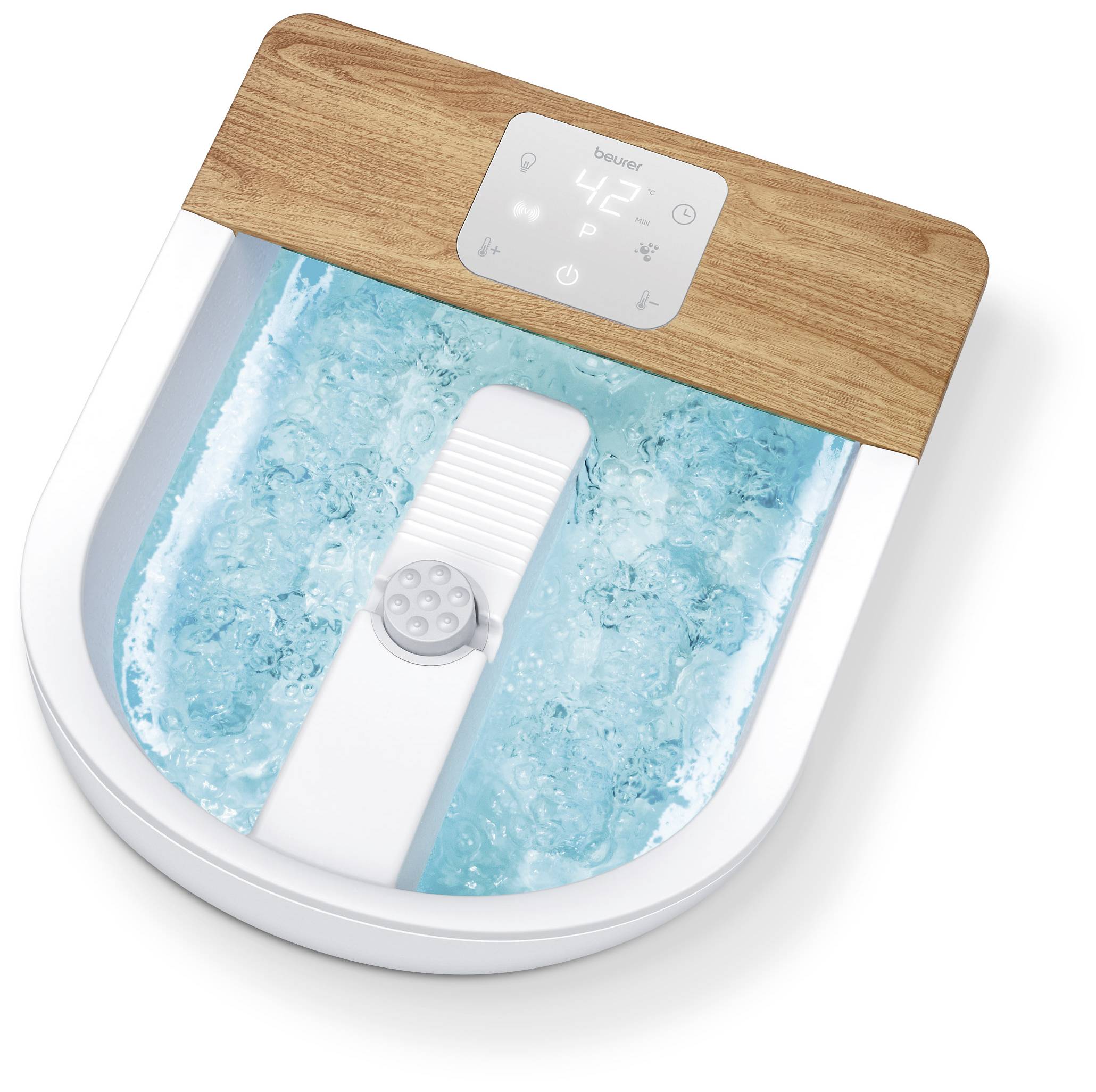 Beurer FB 65 Bain de pieds à remous 650 W blanc, bois