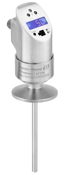Endress+Hauser DTT35 DTT35-A1C111LL2AAA Tension de fonctionnement (gamme): 18 - 30 V/DC Plage de mesure: 0.0 - 3.0 m/s 1 pc(s)