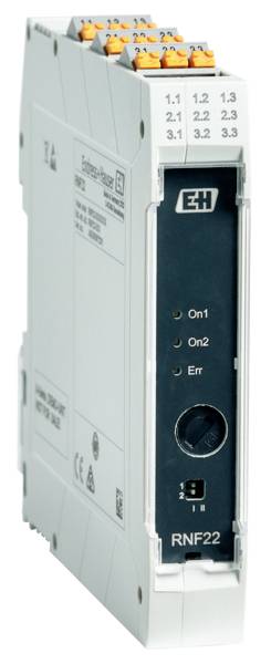 Un appareil électronique doté de plusieurs ports et de diodes électroluminescentes. Un logo et un interrupteur sont visibles sur la face avant.