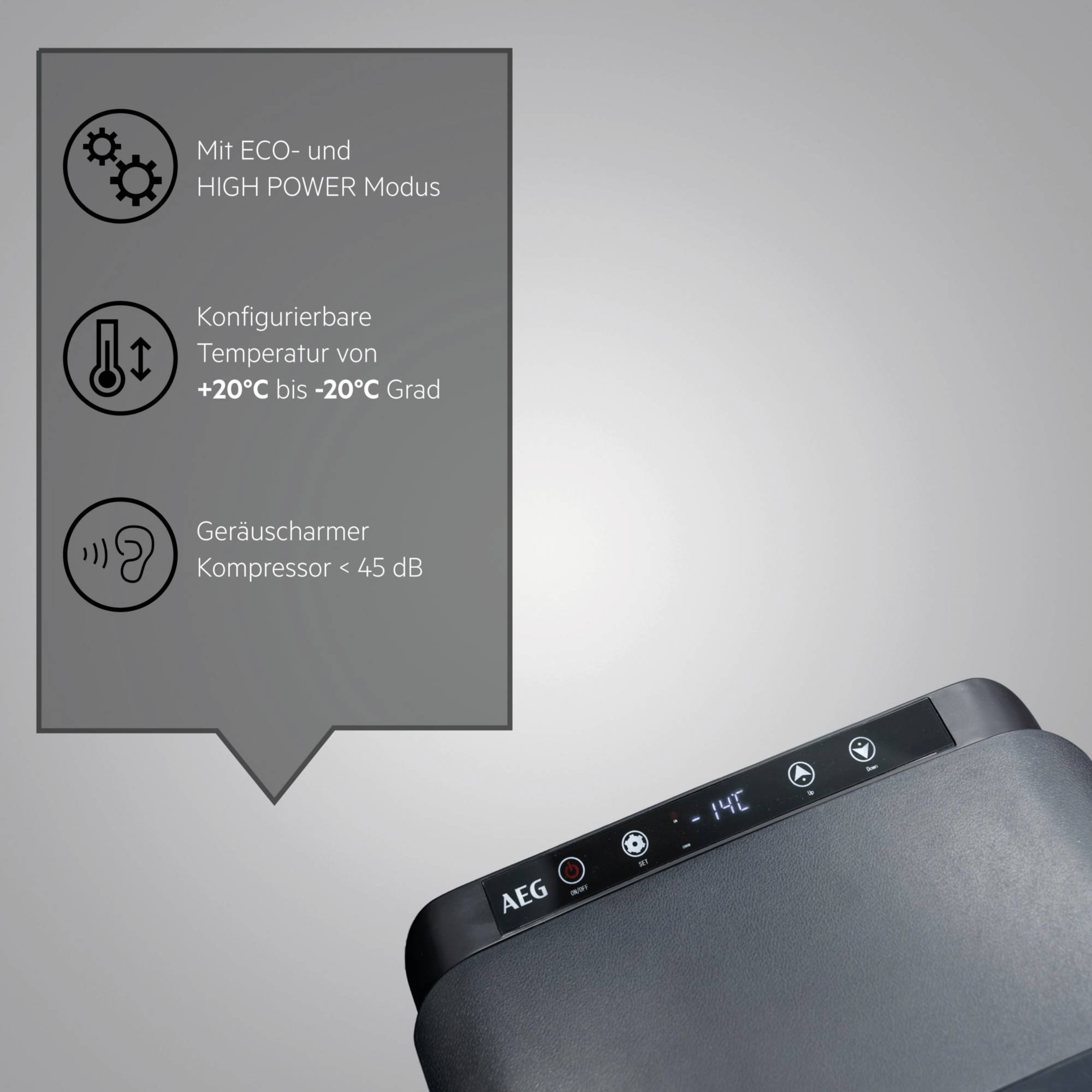 AEG KK 30 Réfrigérateur/congélateur 30 l CEE: F (A - G) gris