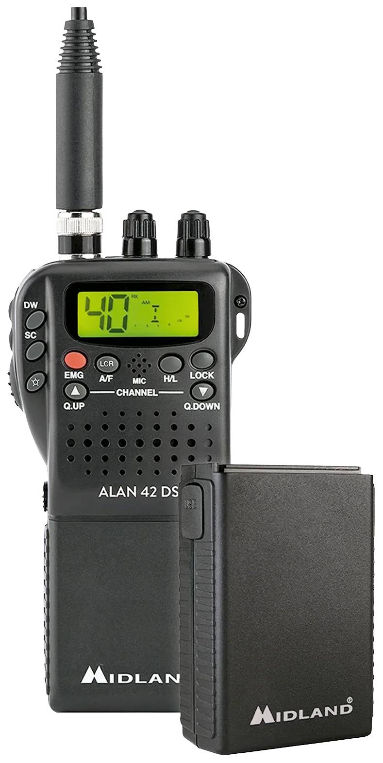 Midland Alan 42 DS Power Bundle C1267.S1 Talkie-walkie CB manuel