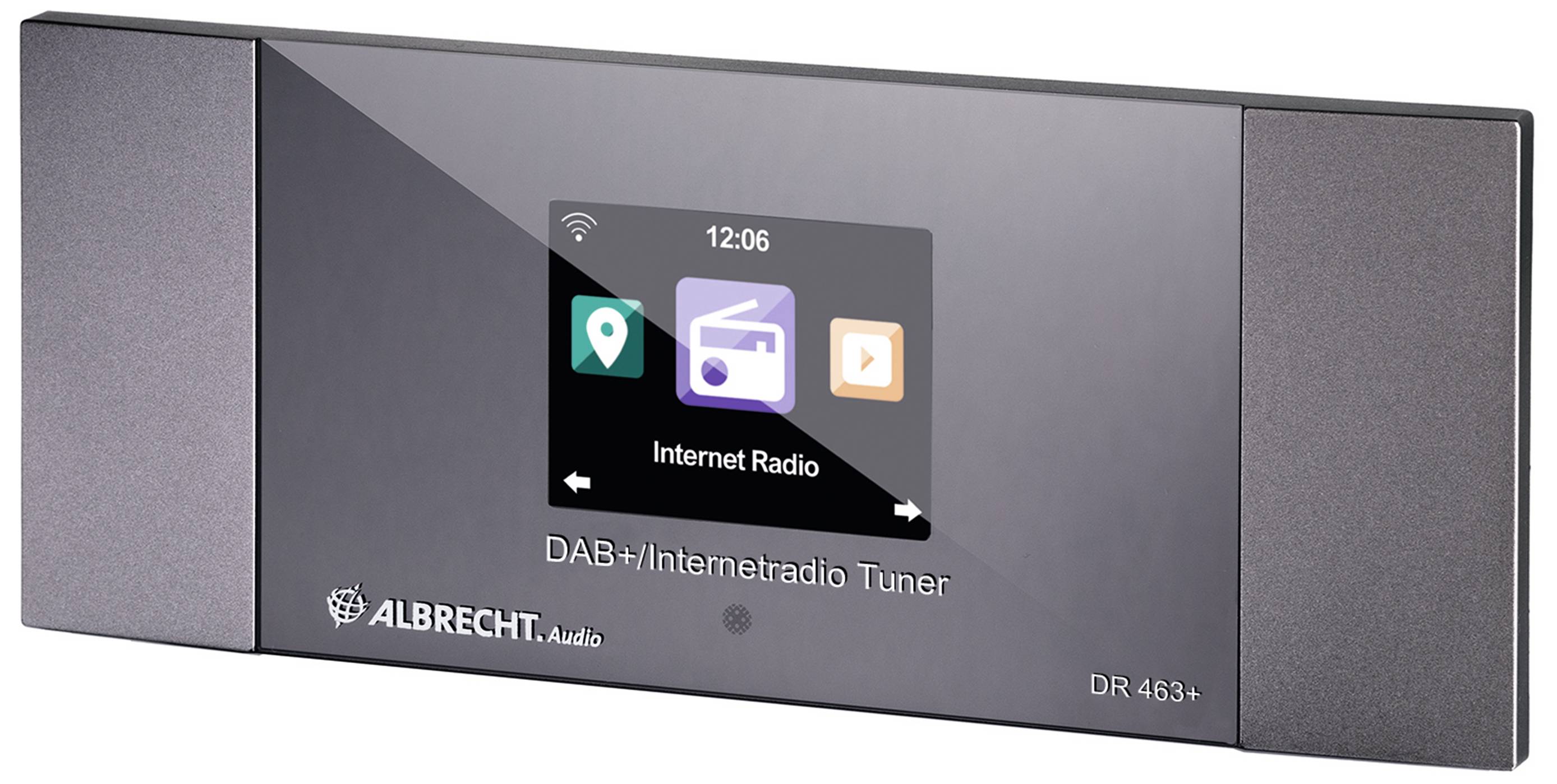 Albrecht DR 463+ Internet-, DAB+ und UKW-Radio Tuner Adaptateur pour radio Internet DAB+, Internet, FM DAB+, radio internet, FM