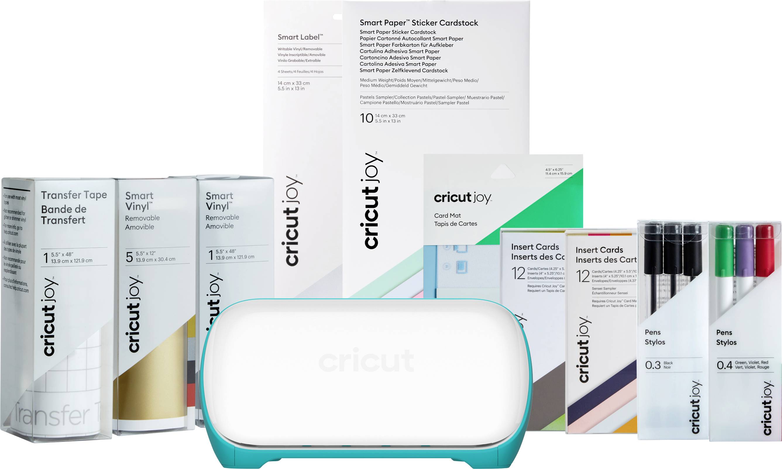 Cricut Joy + Material Box Schneideplotter Gestaltungsset Largeur de coupe 11.4 cm