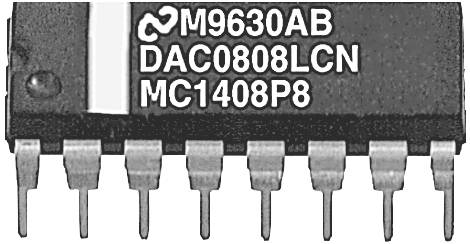 Texas Instruments DAC0808LCN/NOPB CI - Acquisition de données - Convertisseur numérique-analogique (CNA) Tube