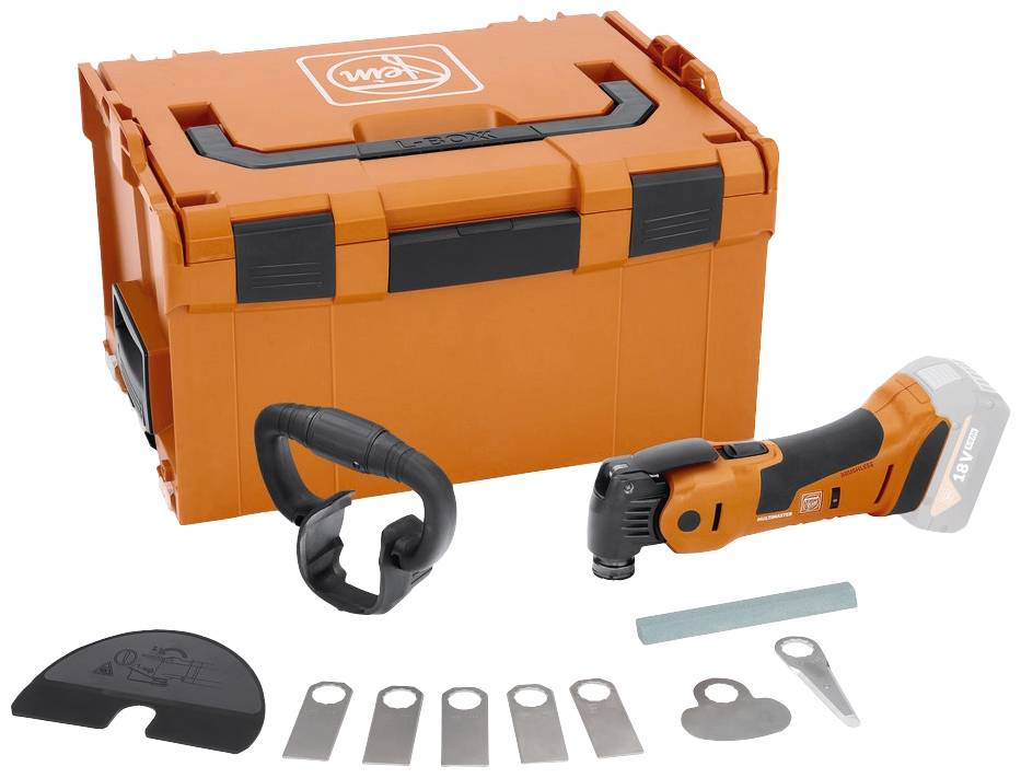 Fein AMM 700 1.7 Q AS 71293764000 Outil multifonction sans fil + mallette, + accessoires, sans batterie, sans chargeur 11 pièces