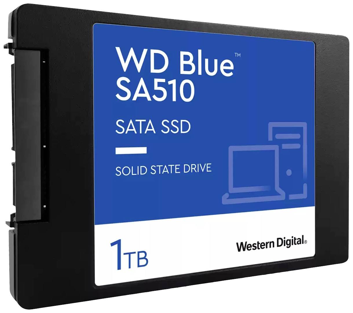 Western Digital Blue™ SA510 1 TB SSD interne 6.35 cm (2.5") SATA 6 Gb/s au détail WDS100T3B0A