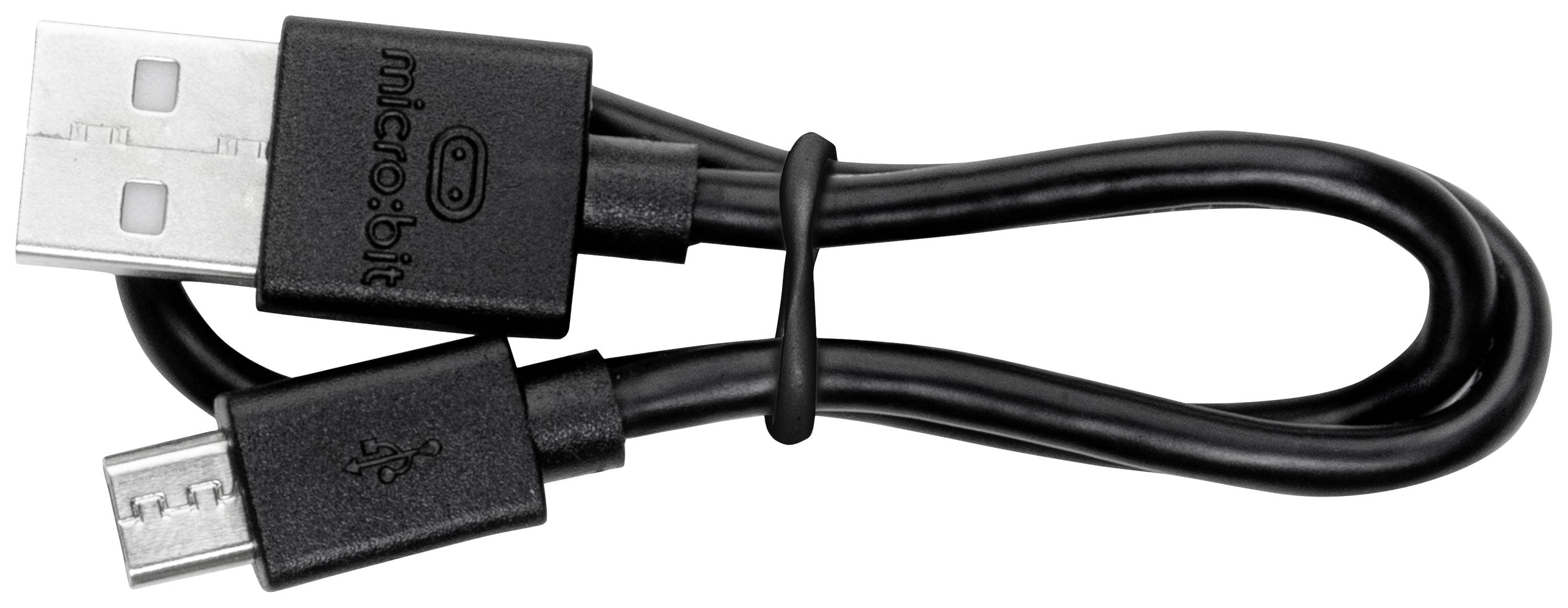 BBC micro:bit MEFUSBB30AV1 Câble de données/d'alimentation BBC micro:bit [1x USB 2.0 type A mâle - 1x USB 2.0 mâle Micro-B] 0.30