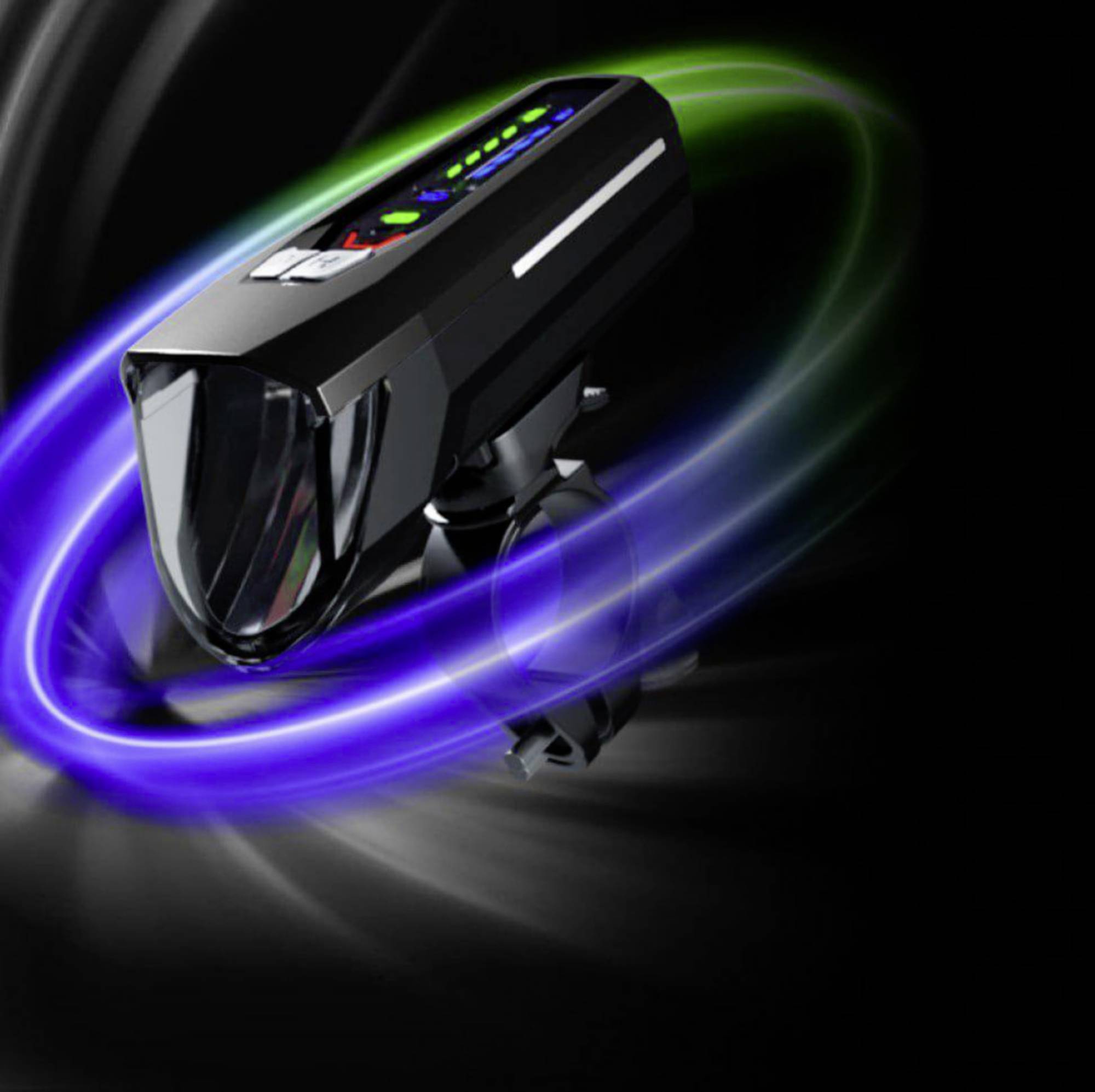 FISCHER FAHRRAD Phare de vélo LED à pile(s) noir