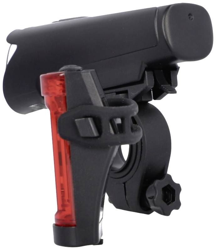 FISCHER FAHRRAD Kit d'éclairage de vélo 45 LUX, small-box LED noir