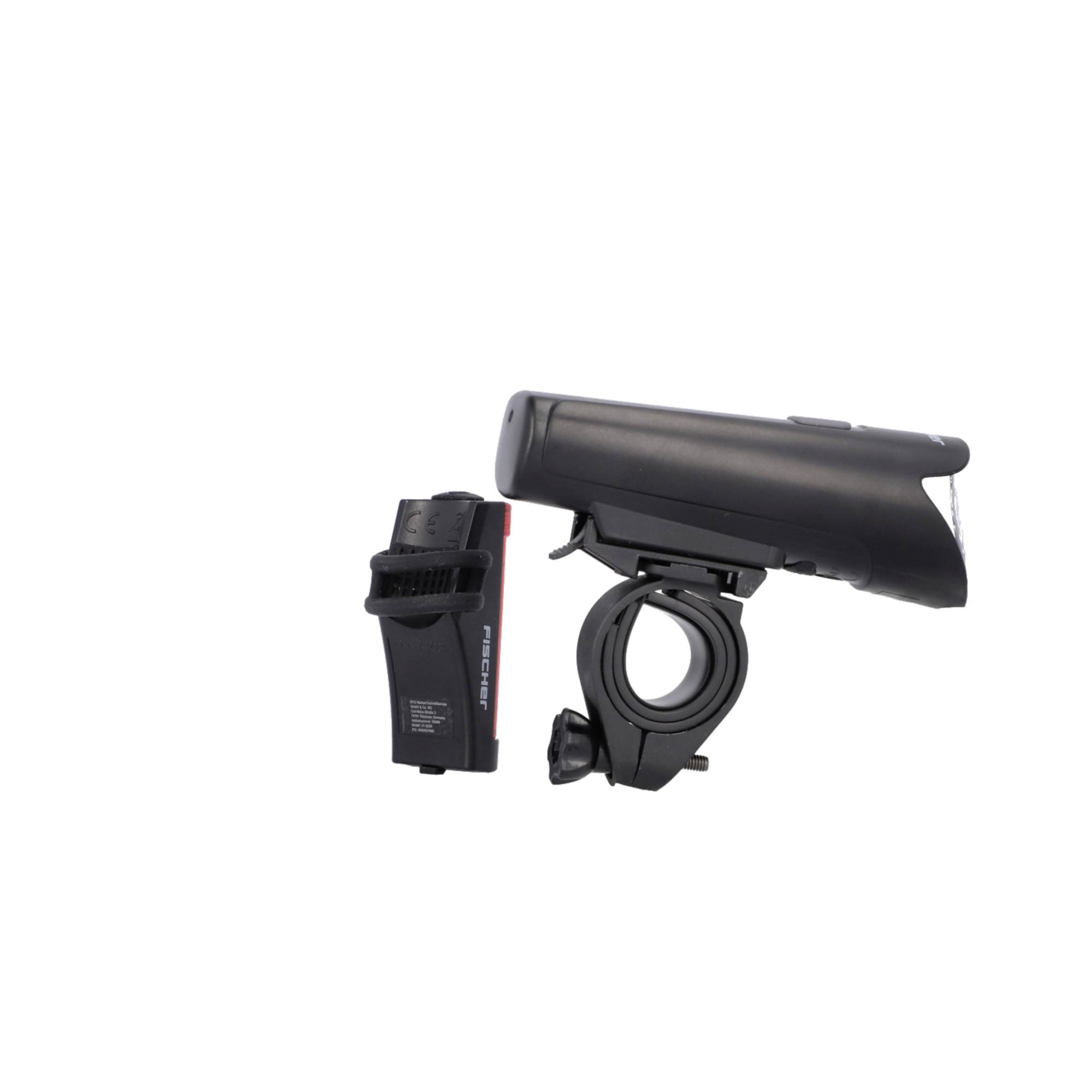 FISCHER FAHRRAD Kit d'éclairage de vélo 45 LUX, small-box LED noir