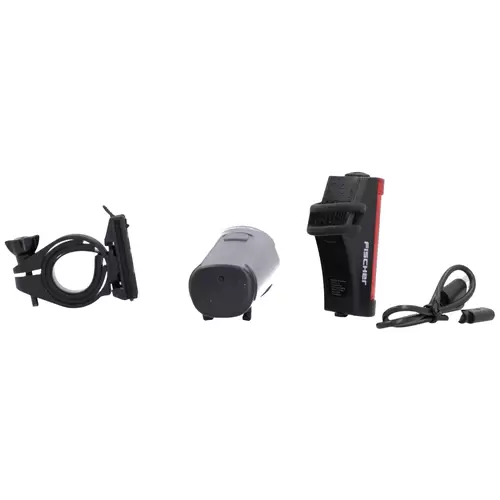 FISCHER FAHRRAD Kit d'éclairage de vélo 45 LUX, small-box LED noir FISCHER FAHRRAD Kit d'éclairage de vélo 45 LUX, small-box LED noir