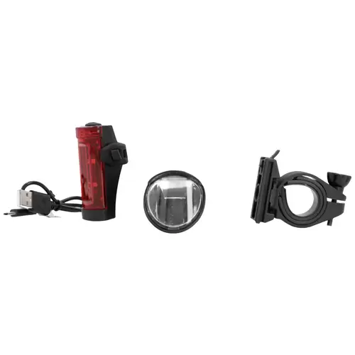 FISCHER FAHRRAD Kit d'éclairage de vélo 45 LUX, small-box LED noir FISCHER FAHRRAD Kit d'éclairage de vélo 45 LUX, small-box LED noir