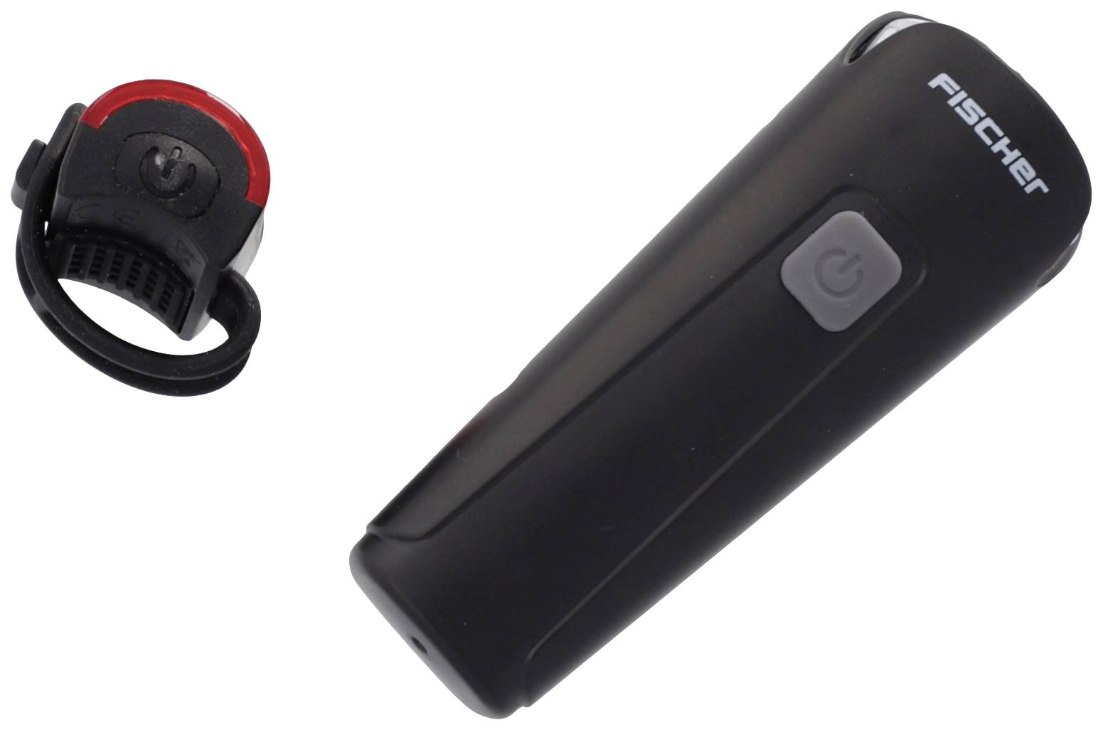 FISCHER FAHRRAD Kit d'éclairage de vélo 45 LUX, small-box LED noir