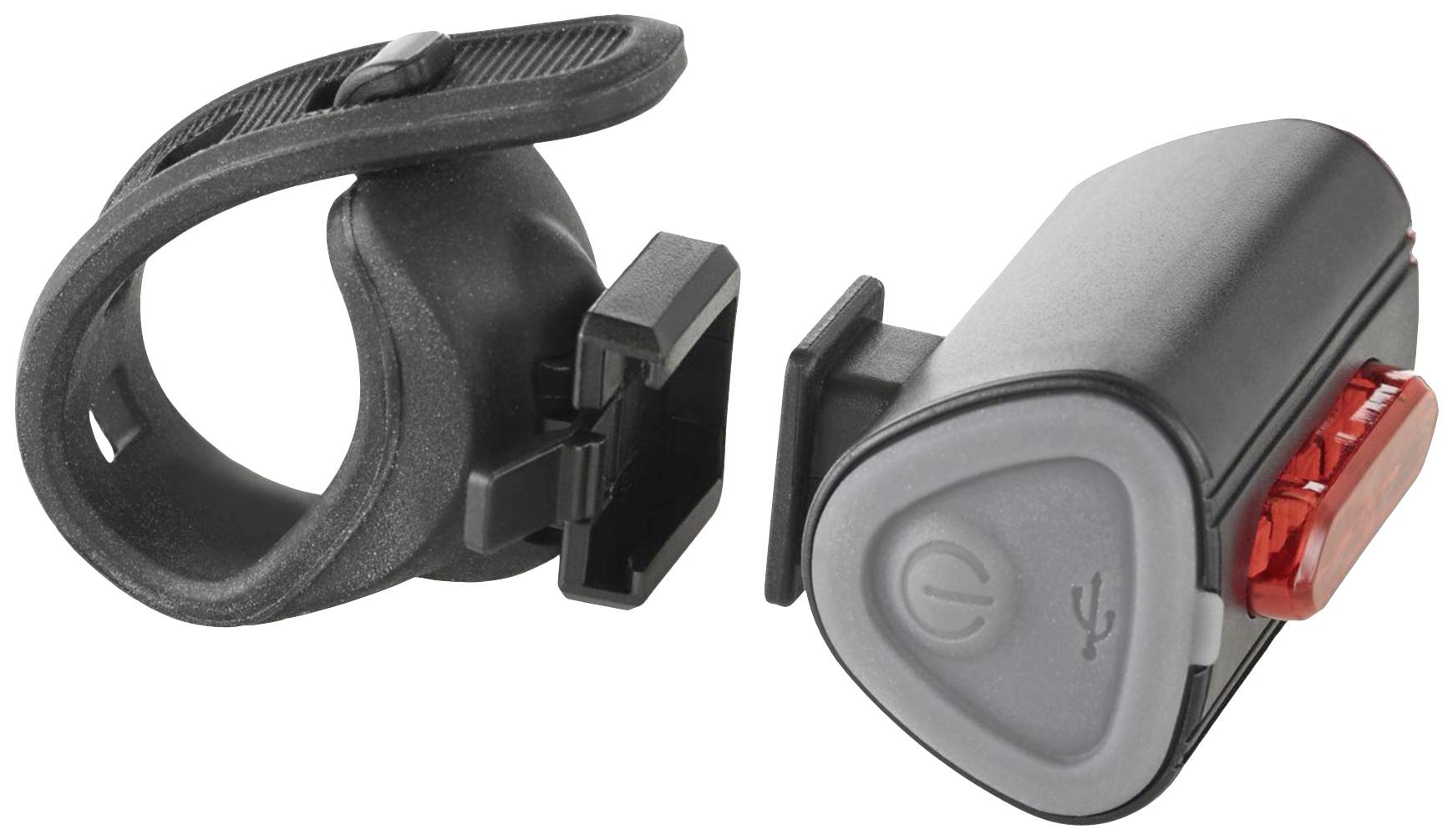 FISCHER FAHRRAD Feu arrière de vélo TWIN LED noir