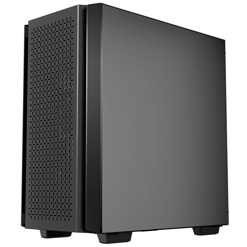 Tour midi DeepCool CG560 Boîtier PC noir 1 ventilateur pré-installé, 3 ventilateurs LED pré-installés