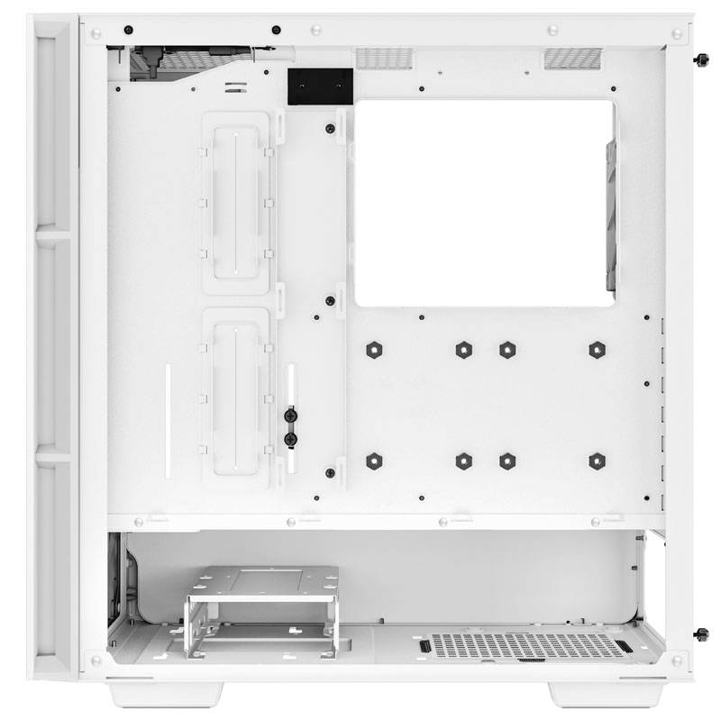 Tour midi DeepCool CH560 Boîtier PC blanc 4 ventilateurs LED pré-installés