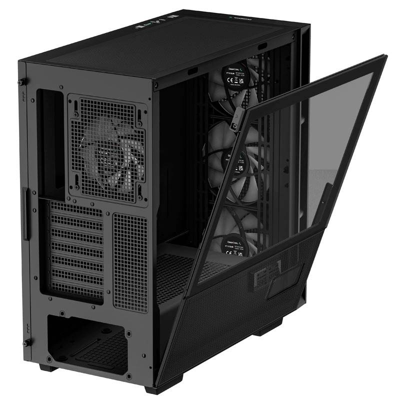 Tour midi DeepCool CH560 Digital Boîtier PC noir 4 ventilateurs LED pré-installés