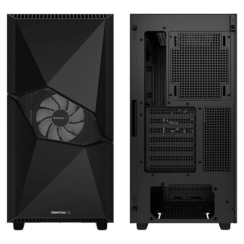 Tour midi DeepCool DeepCool CYCLOPS Midi-Tower - schwarz Boîtier PC noir 1 ventilateur pré-installé