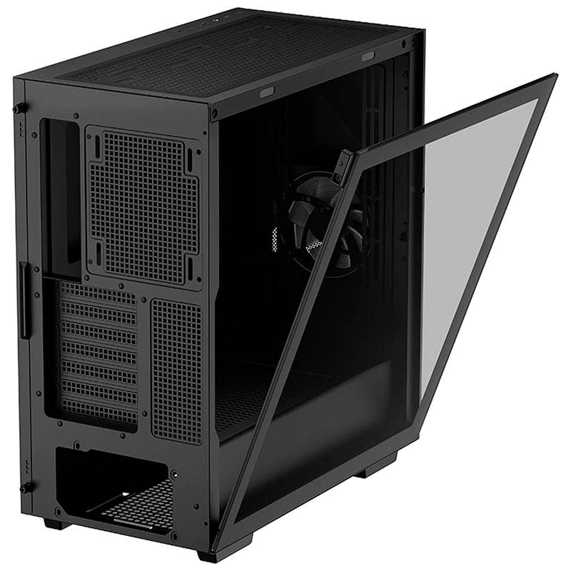 Tour midi DeepCool DeepCool CYCLOPS Midi-Tower - schwarz Boîtier PC noir 1 ventilateur pré-installé