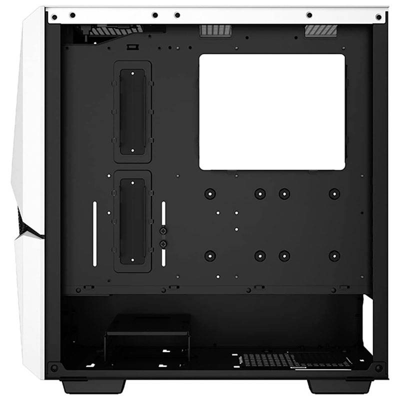 Tour midi DeepCool CYCLOPS Boîtier PC blanc 1 ventilateur pré-installé