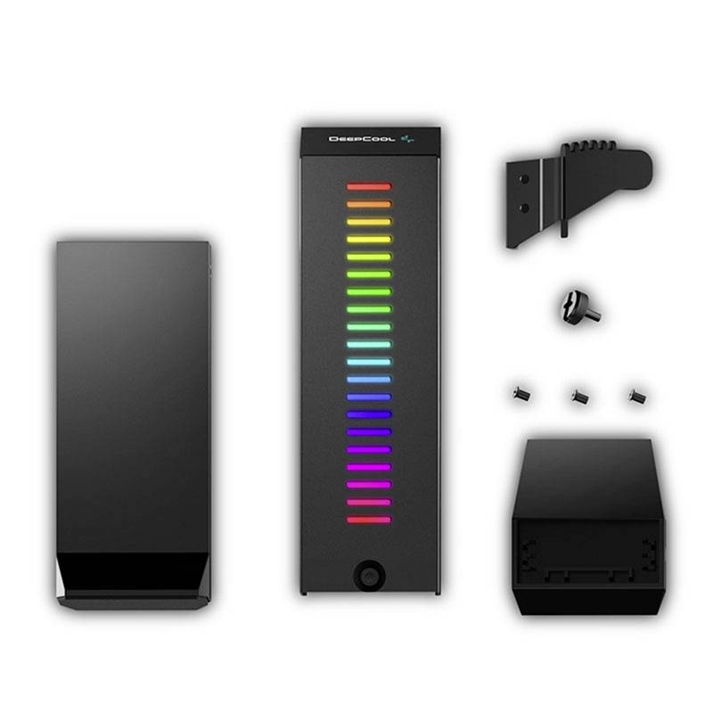 DeepCool DP-GH01-ARGB Support pour cartes graphiques noir, RVB