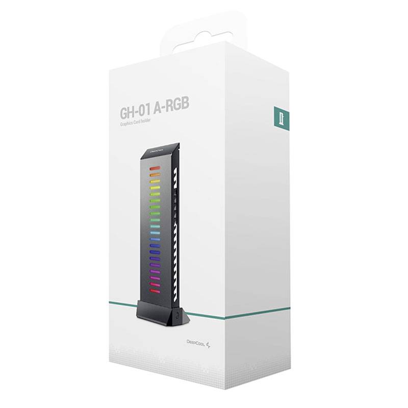 DeepCool DP-GH01-ARGB Support pour cartes graphiques noir, RVB