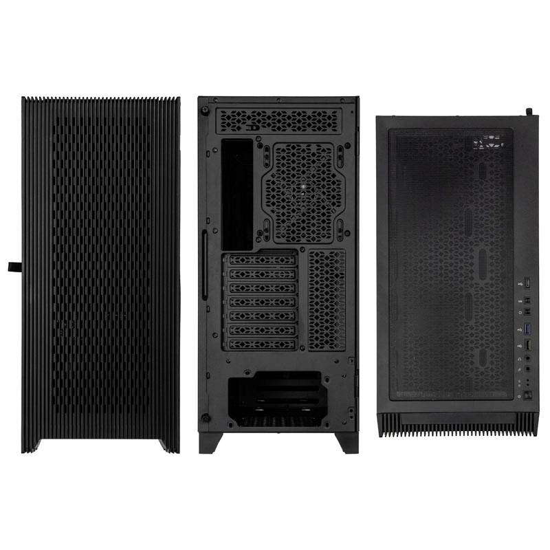 Tour midi Kolink Unity Lateral Performance Boîtier PC noir 3 ventilateurs LED pré-installés