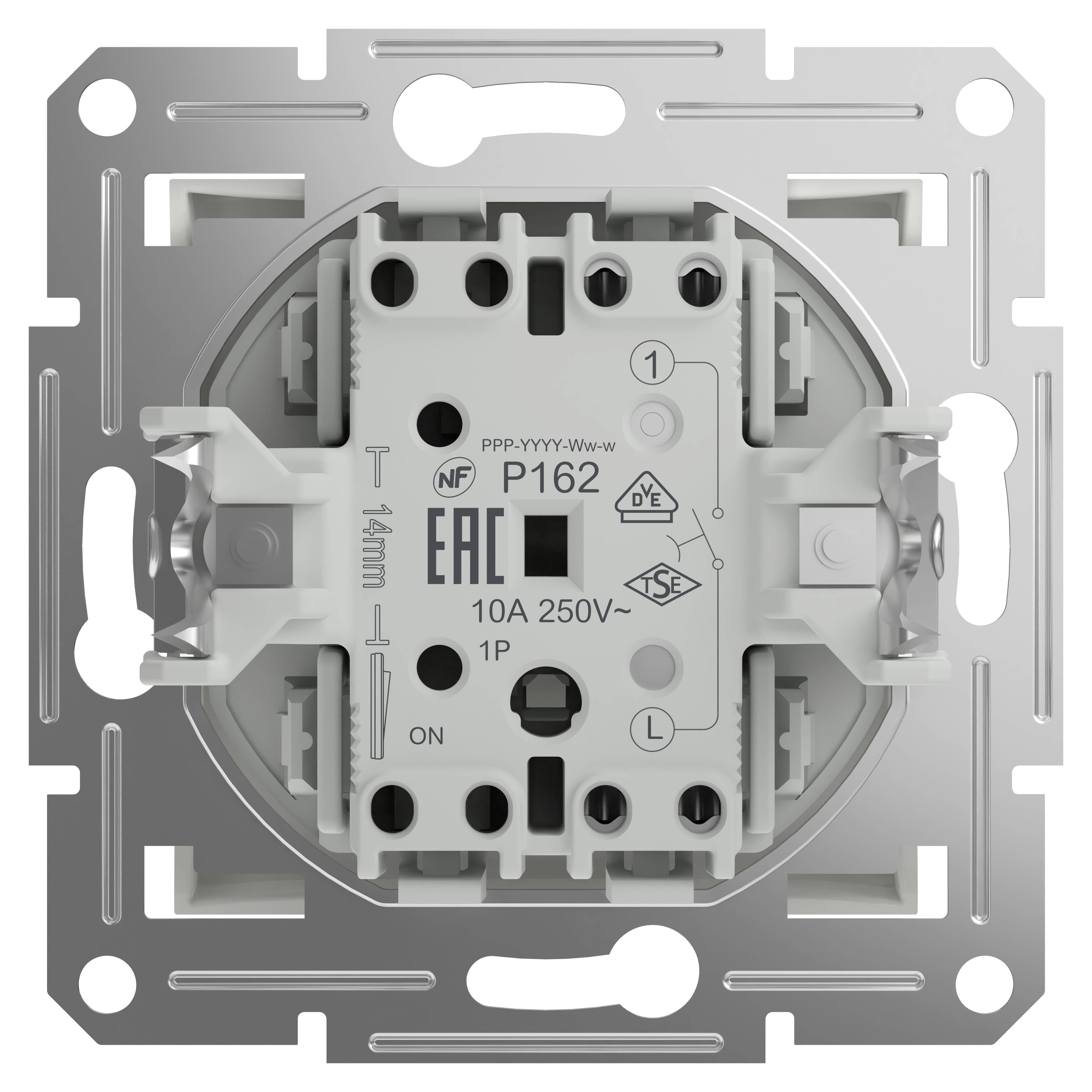 Schneider Electric Bouton-poussoir Asfora blanc (RAL 9003) EPH0770121D 1 pc(s)