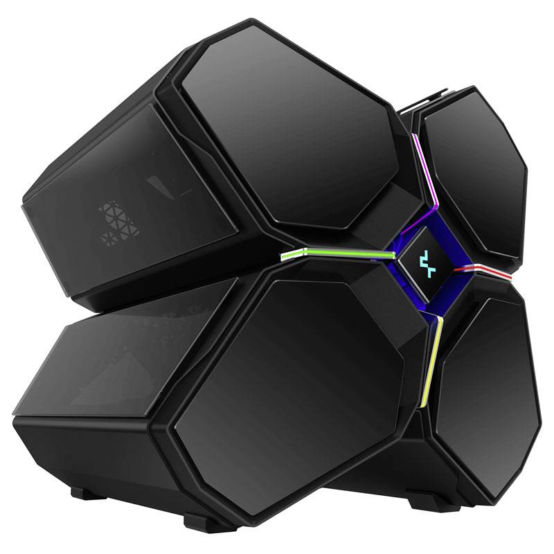 DeepCool Quadsteller Infinity Boîtier, Boîtier gaming noir