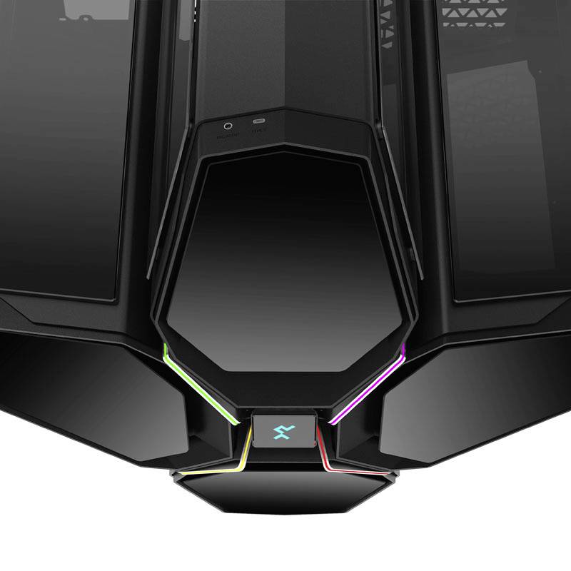 DeepCool Quadsteller Infinity Boîtier, Boîtier gaming noir