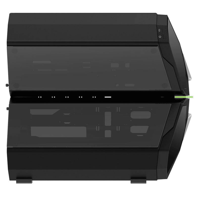 DeepCool Quadsteller Infinity Boîtier, Boîtier gaming noir