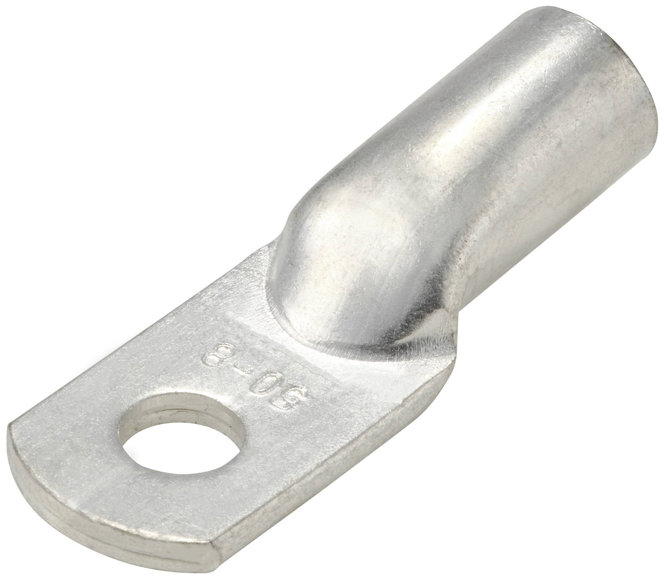 TRU COMPONENTS TC-11991820 Cosse de câble tubulaire non isolé 180 ° M8 50 mm² Ø du trou: 8.3 mm