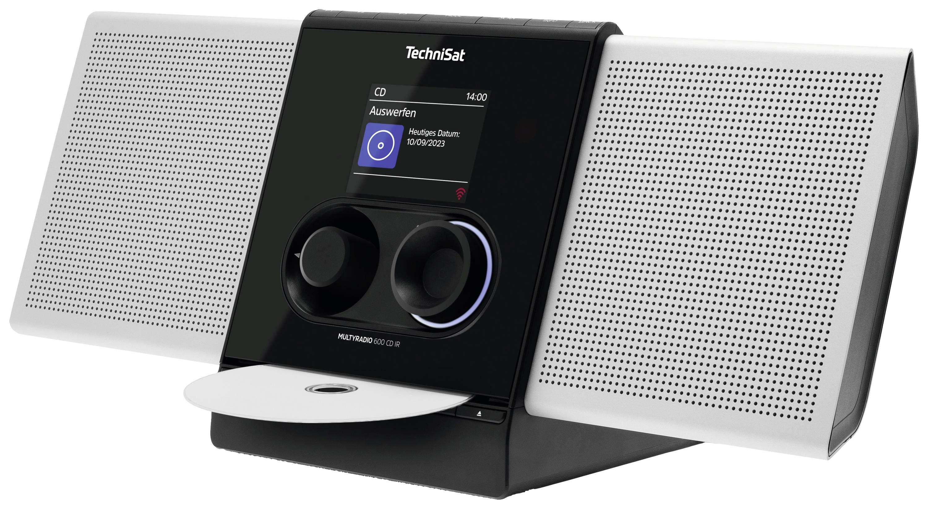 TechniSat MULTYRADIO 600 CD IR Radio de table Internet DAB+, FM Bluetooth, radio internet, LAN, USB, WiFi, CD, FM, DAB+, MP3