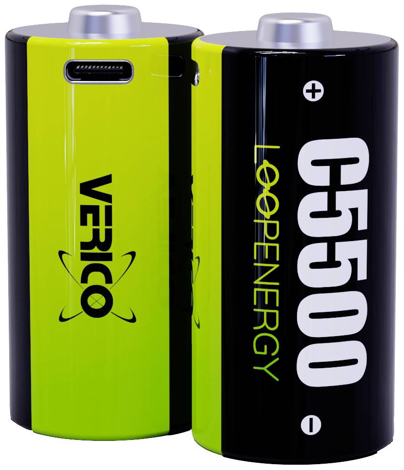 Verico LoopEnergy Pile rechargeable LR14 (C) Li-Ion 3700 mAh 1.5 V 2 pc(s)