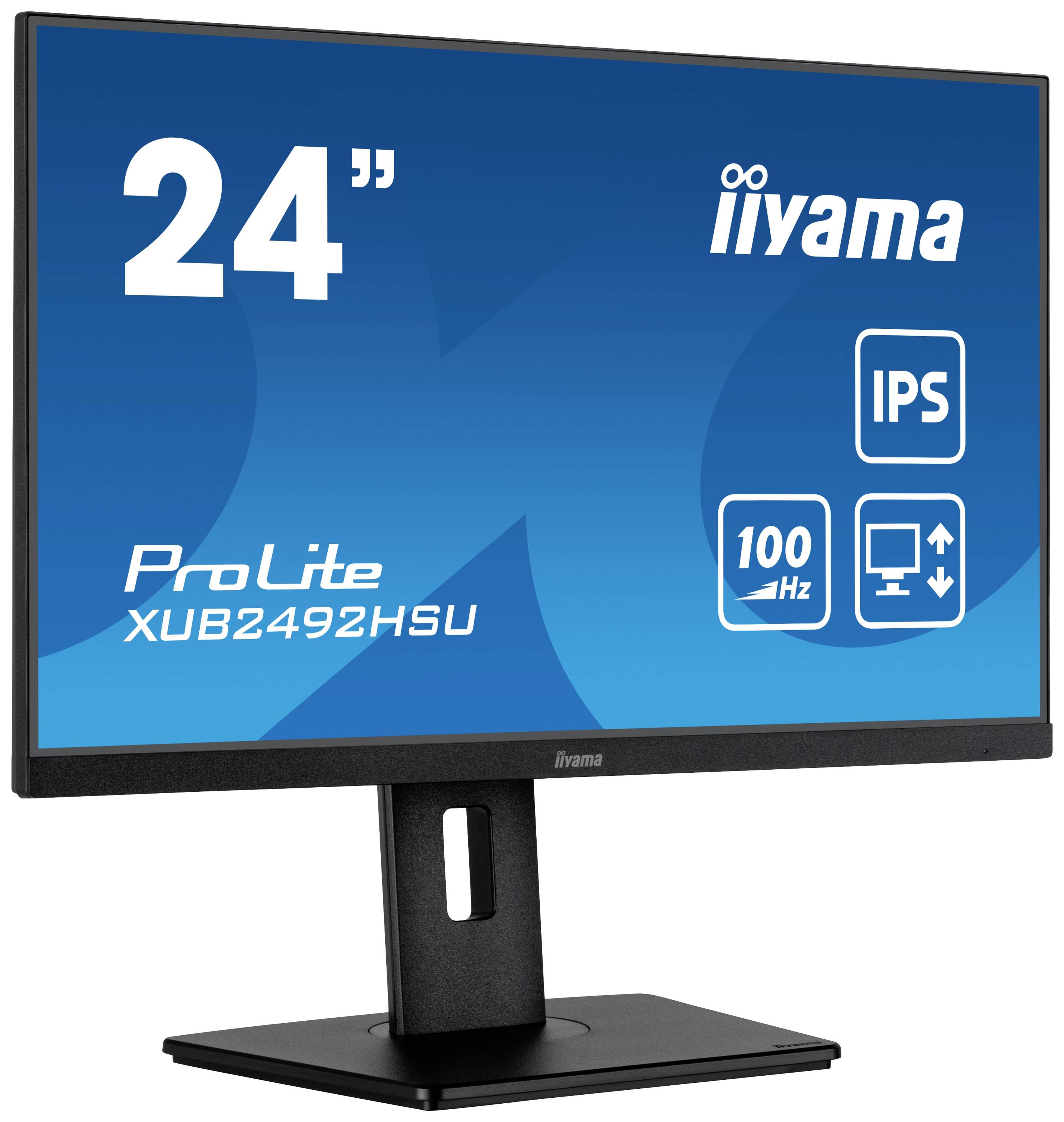 Moniteur LED Iiyama ProLite XUB2492HSU-B6 CEE D (A - G) 61 cm 24 pouces 1920 x 1080 pixels 16:9 0.4 ms HDMI™, DisplayPort, casque