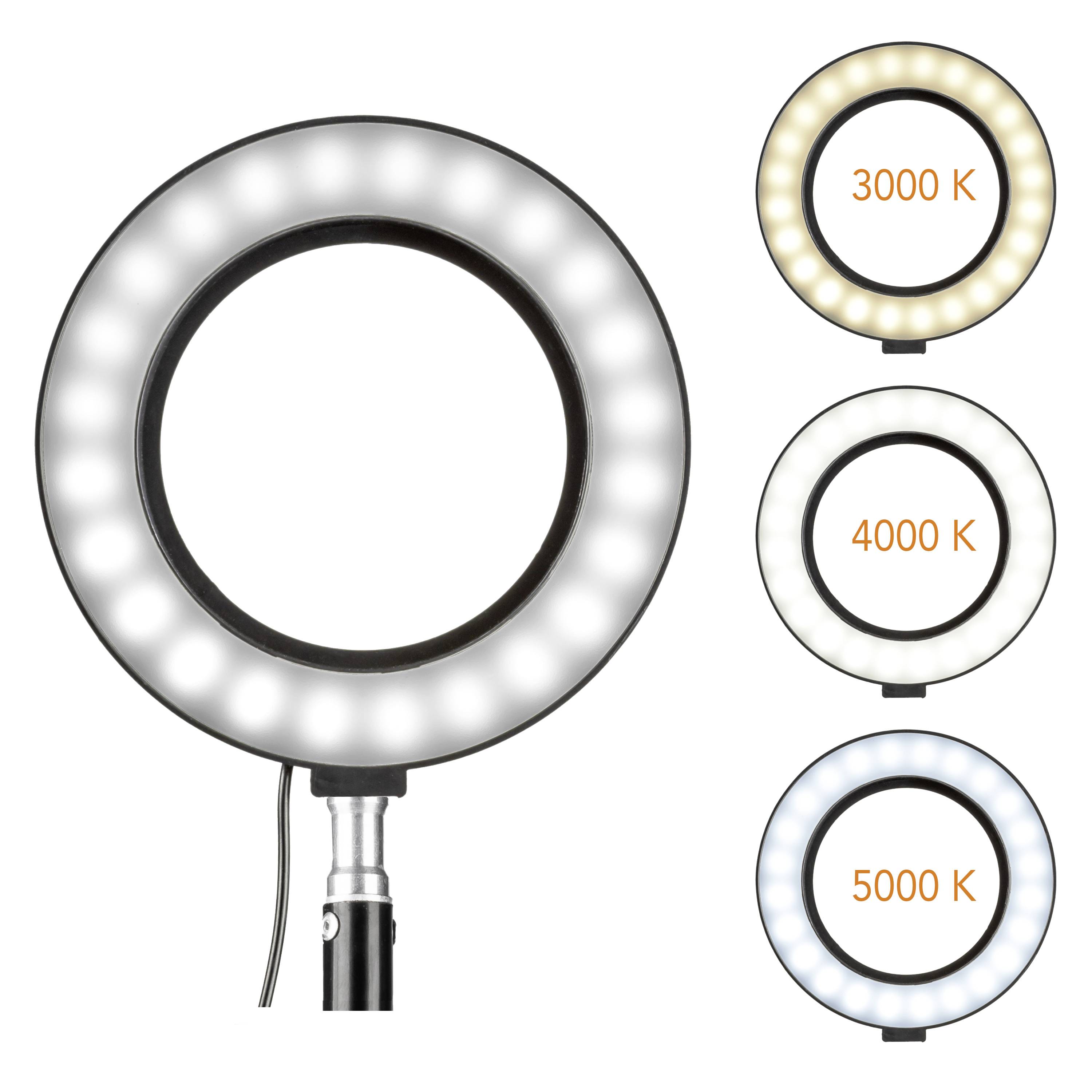 Walimex HomeStudio Starter Kit Lampe circulaire 6 W