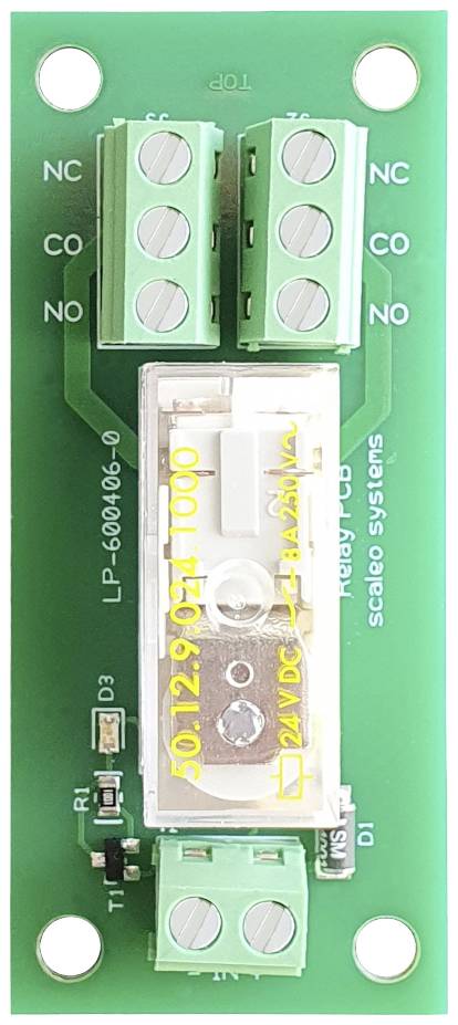 Carte relais scaleo systems Typ 24V 2 inverseurs (RT) 24 V/DC 1 pc(s)